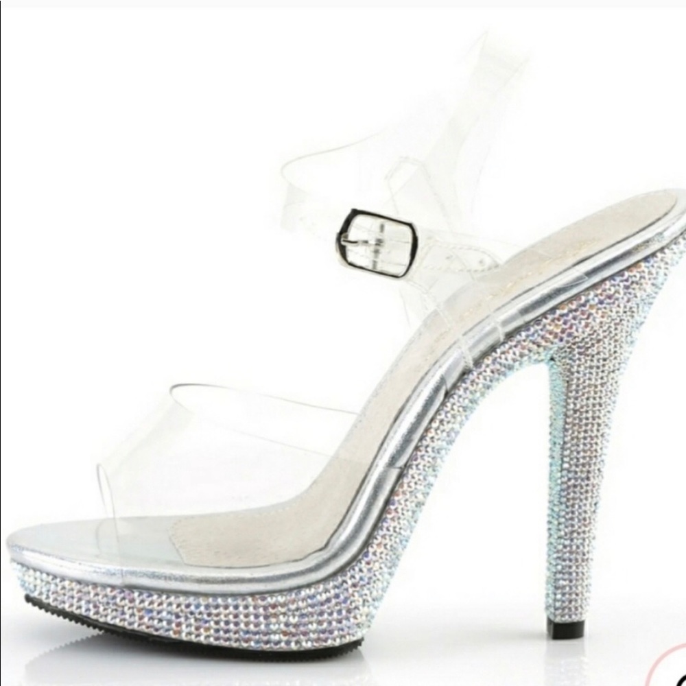 New in Box!! The Shoe Fairy Glitzed Heels size 9
